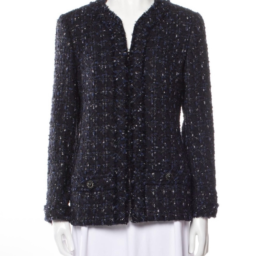 Pre-owned Chanel 2016 Tweed Pattern Jacket Size: M